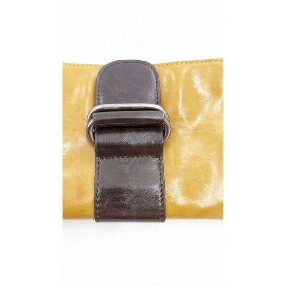 Shiraleah Women Yellow Fold-over Zippered Clutch Bag Size 5" H X 11" L - Picture 1 of 13